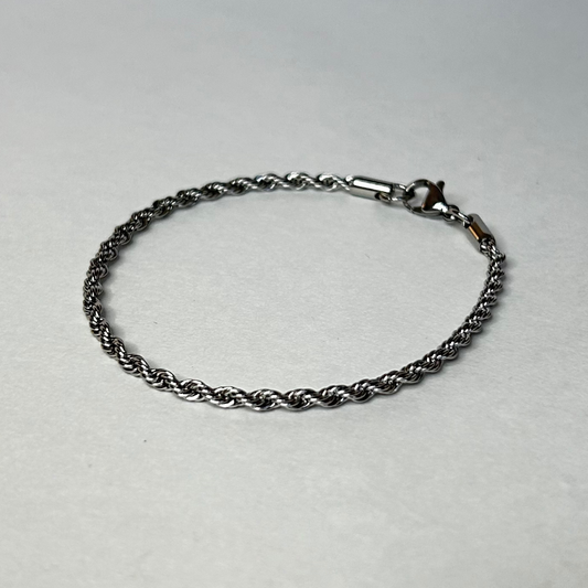 Rope Chain Bracelet - Stainless Steel