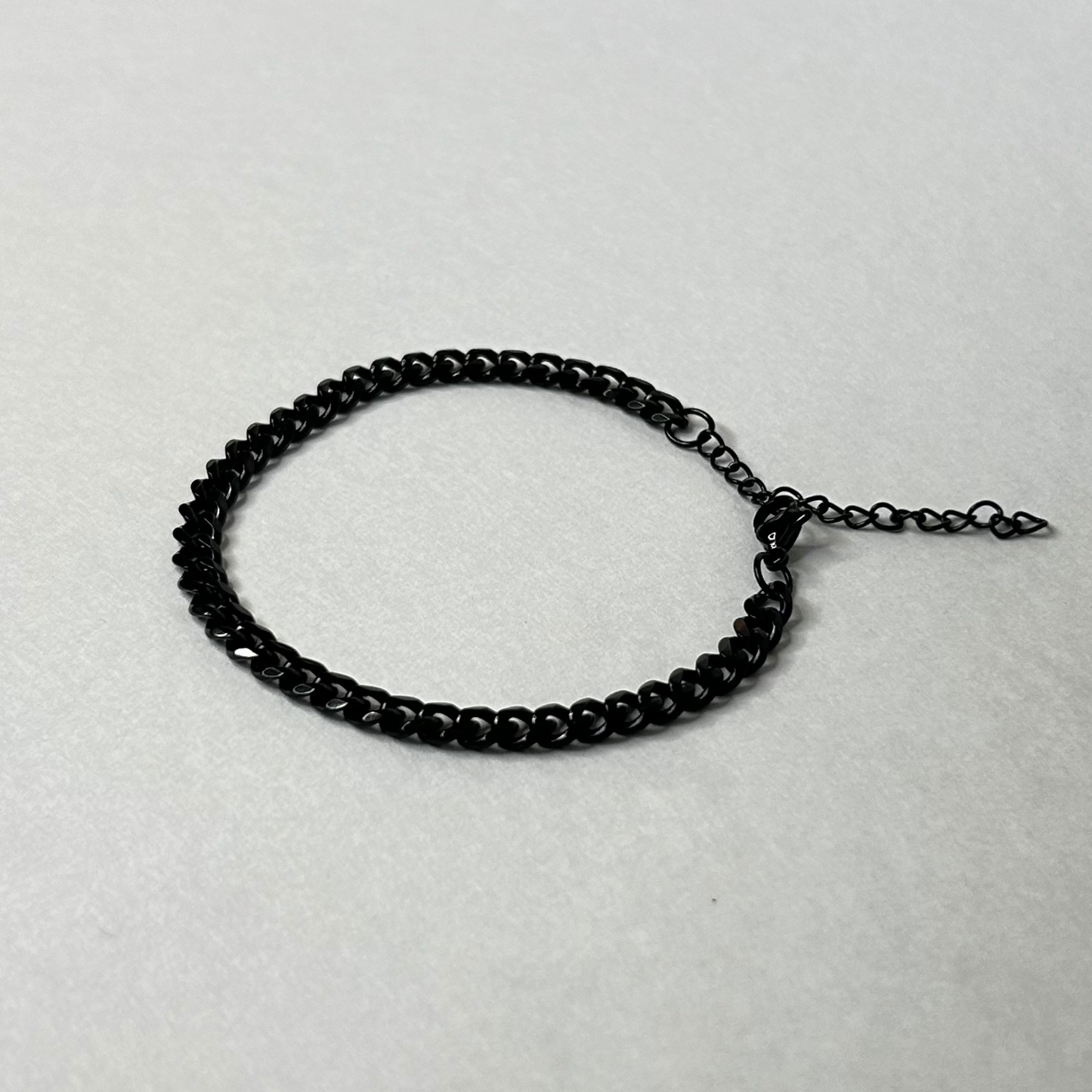 Cuban Link Bracelet (5mm) - Black