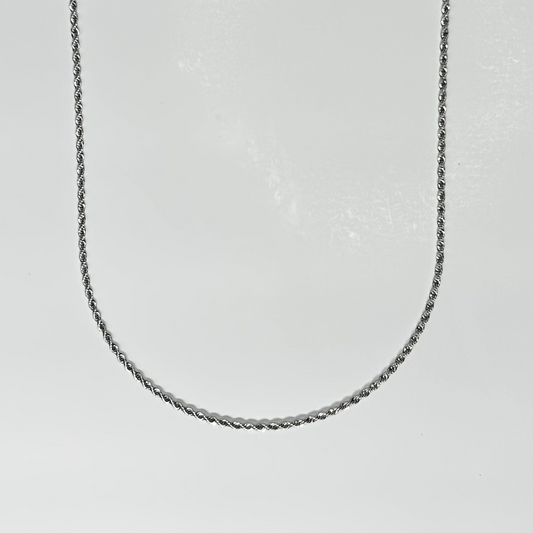 Rope Chain (3mm) - Stainless Steel