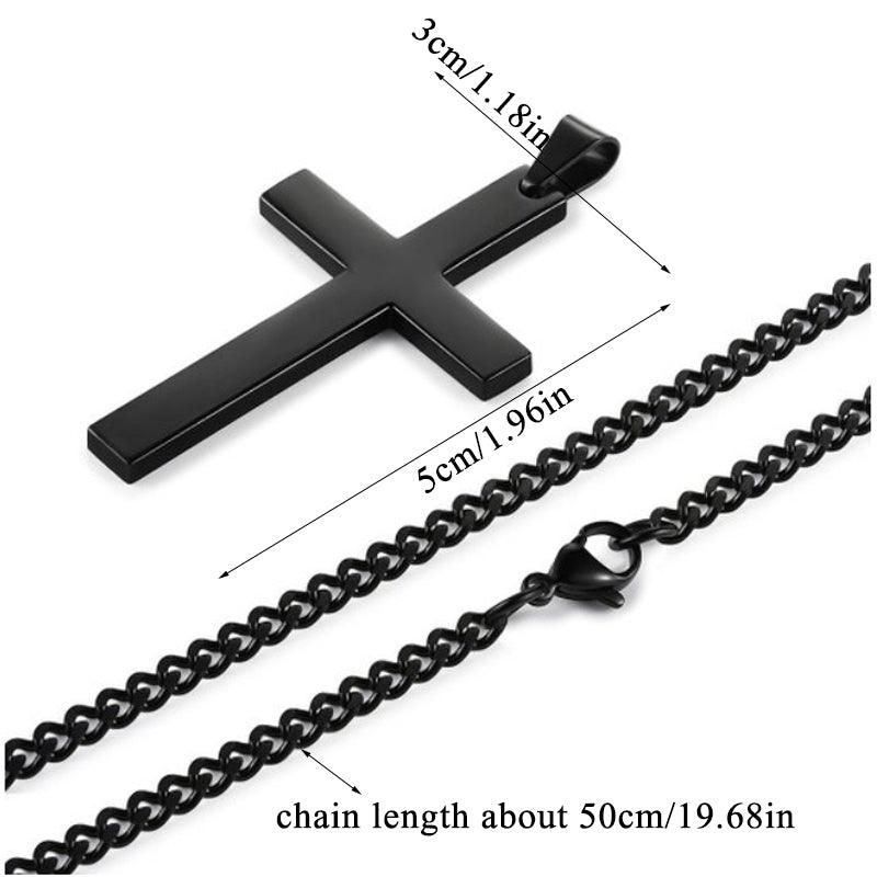 Minimalist Cross Necklace by Rego